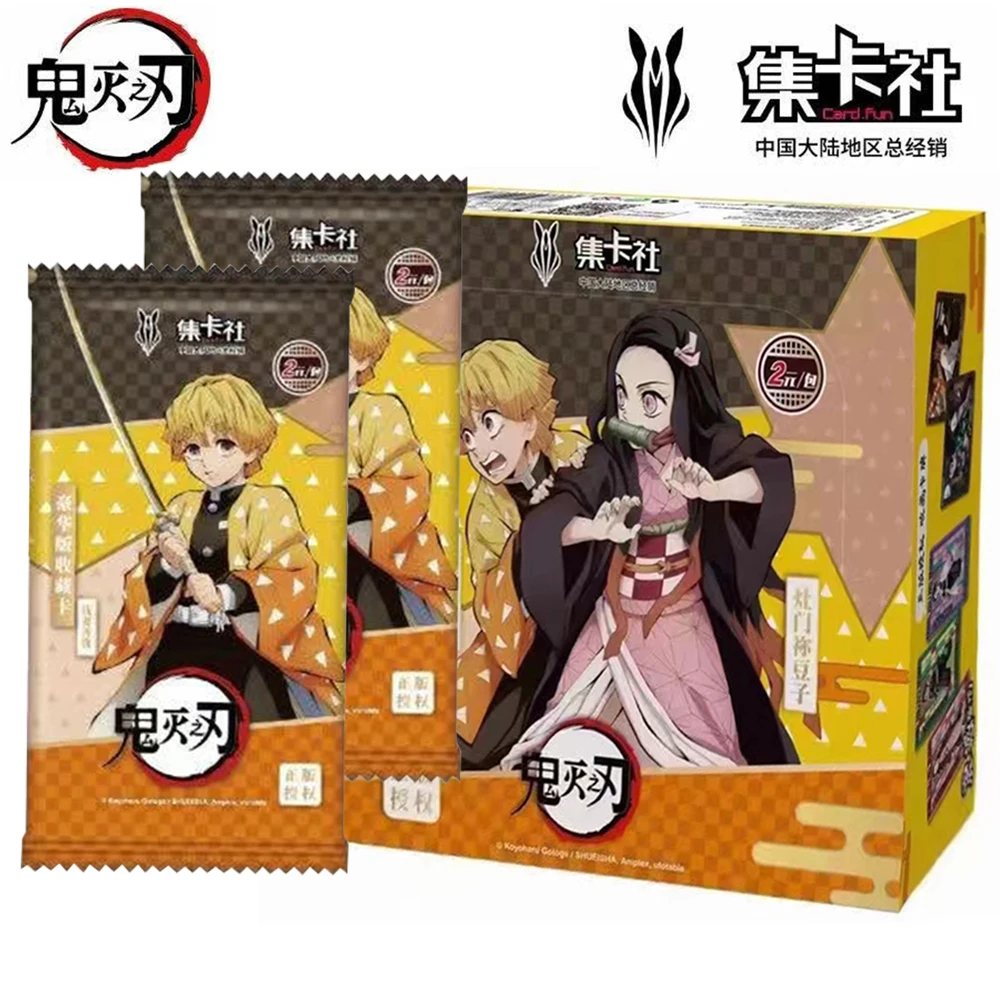 New Original Demon Slayer Collection Cards Hobby TCG Play Game Ghostblade Rare Card Kimetsu No Yaiba Figures for Child Gifts Toy
New Original Demon Slayer Collection Cards Hobby TCG Play Game Ghostblade Rare Card Kimetsu No Yaiba Figures for Child Gifts Toy