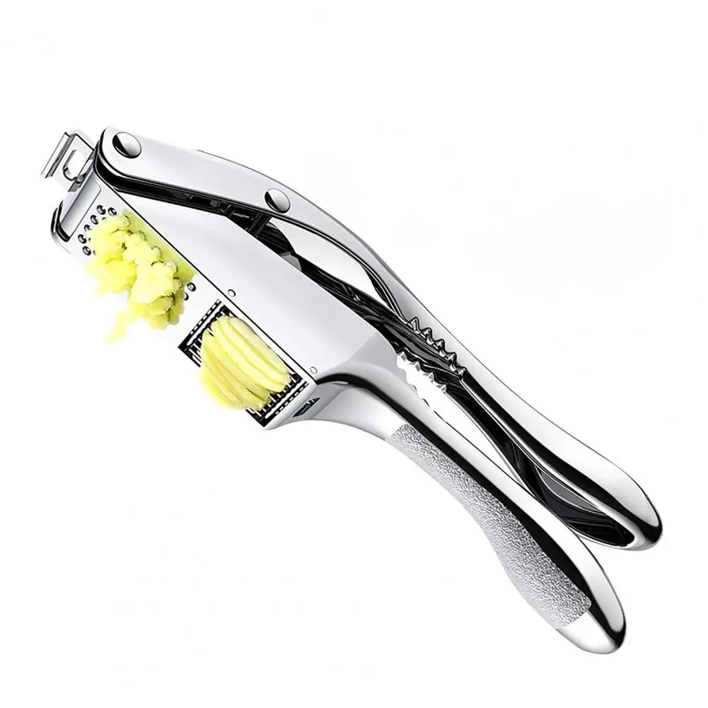 Garlic Press with Anti-slip Design 2-in-1 Garlic Press Slicer with Non-slip Handle Multifunctional Kitchen Tool for Ginger
Garlic Press with Anti-slip Design 2-in-1 Garlic Press Slicer with Non-slip Handle Multifunctional Kitchen Tool for Ginger