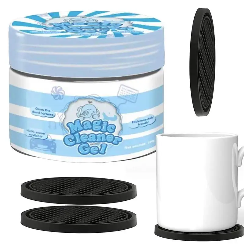 Car Putty For Cleaning Car Putty Gel With Car Coaster Reusable Gel Interior Cleaner Dust Remover Cleaner For Vents Seats Audio
Car Putty For Cleaning Car Putty Gel With Car Coaster Reusable Gel Interior Cleaner Dust Remover Cleaner For Vents Seats Audio