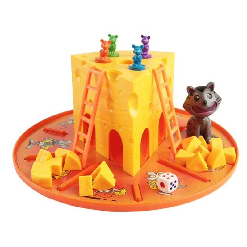 for Cat and Mouse- Cheese Board Game - 4 Pieces Mice, Educational Parent - kid Boys Gilrs Interaction
for Cat and Mouse- Cheese Board Game - 4 Pieces Mice, Educational Parent - kid Boys Gilrs Interaction