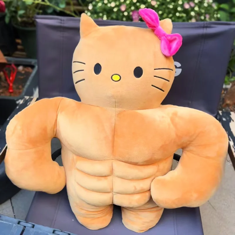 Sanrio Kawaii Hello Kitty плюшевая смешная подушка для бойфренда в мышцах груди, живота, пуриновая кукла с помпоном, плюшевые игрушки в подарок
Sanrio Kawaii Hello Kitty плюшевая смешная подушка для бойфренда в мышцах груди, живота, пуриновая кукла с помпоном, плюшевые игрушки в подарок