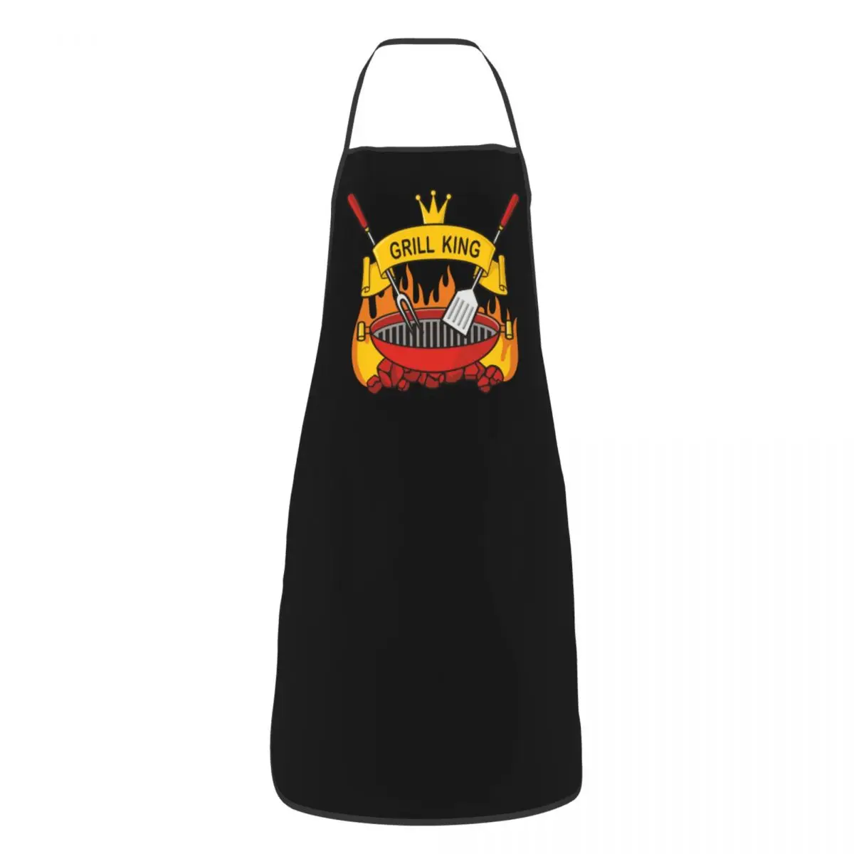 Funny Grill King Bib Aprons Women Men Unisex Kitchen Chef BBQ Barbecue Tablier Cuisine for Cooking Baking Painting
Funny Grill King Bib Aprons Women Men Unisex Kitchen Chef BBQ Barbecue Tablier Cuisine for Cooking Baking Painting