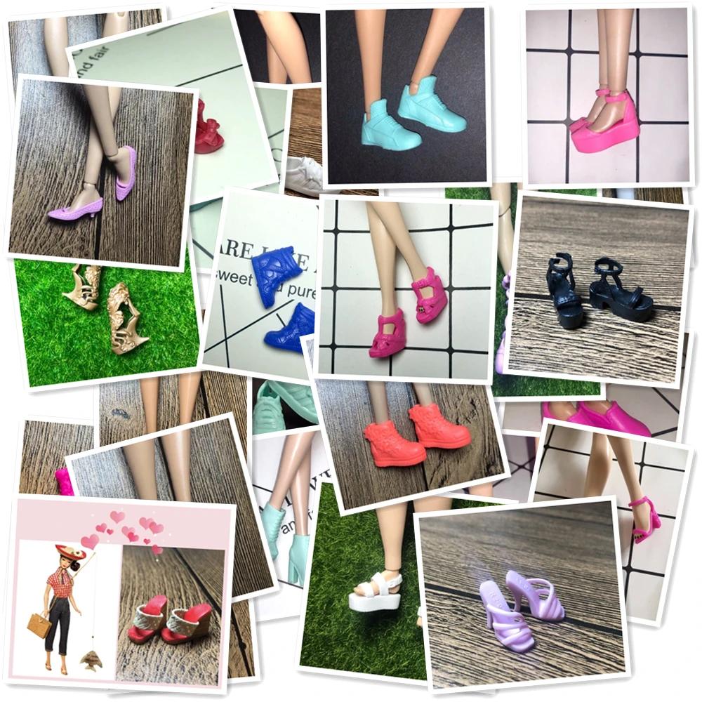 1/6 New Original multiple Colorful Doll Accessories Fashion Sneaker Flat Shoes Genuine Sandals Shoes for 30cm Doll Shoes
1/6 New Original multiple Colorful Doll Accessories Fashion Sneaker Flat Shoes Genuine Sandals Shoes for 30cm Doll Shoes