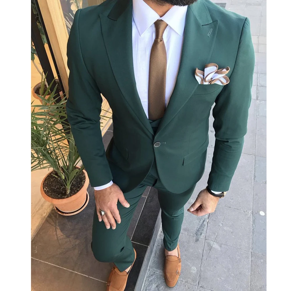 Green Wedding Suits for Men 2023 Fashion Notch Lapel One Button Male Suit Slim Fit Casual 3 Piece Business Formal Custom Tuxedo
Green Wedding Suits for Men 2023 Fashion Notch Lapel One Button Male Suit Slim Fit Casual 3 Piece Business Formal Custom Tuxedo