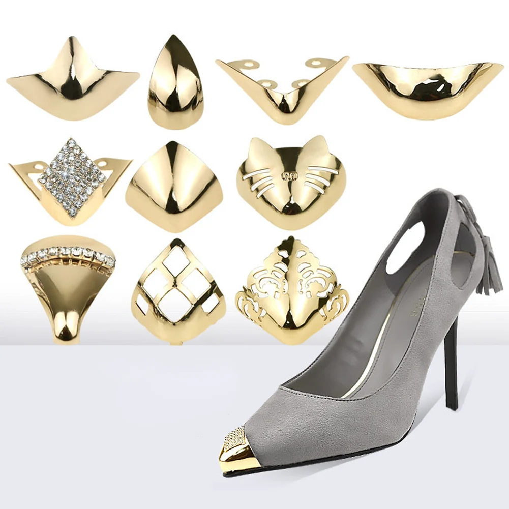 1Pair Women Shoe Toe Protector for Pointed Shoes Clips Accessories For Decoration Shoe Toe Cover Metal Shoe Decoration New
1Pair Women Shoe Toe Protector for Pointed Shoes Clips Accessories For Decoration Shoe Toe Cover Metal Shoe Decoration New