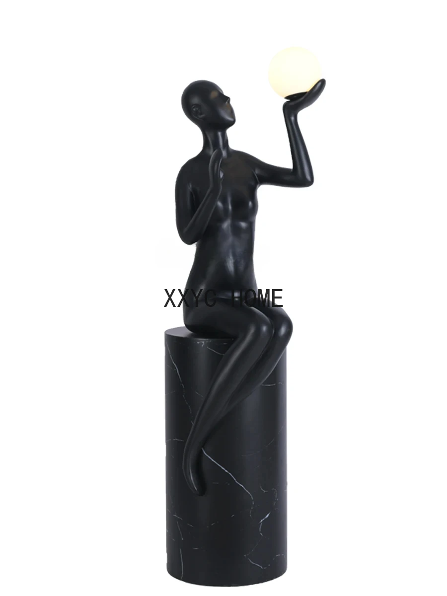 Art Sculpture Humanoid Floor Large Decoration Home Hallway Hotel Creative and Slightly Luxury Decorative Floor Lamp
Art Sculpture Humanoid Floor Large Decoration Home Hallway Hotel Creative and Slightly Luxury Decorative Floor Lamp