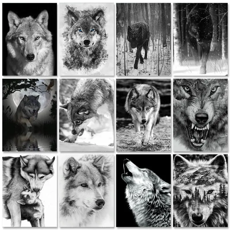 RUOPOTY Frame Painting By Numbers Wolf Animals Handiwork Diy Ideas Canvas By Numbers Modern Wall Art Picture For Home Decors
RUOPOTY Frame Painting By Numbers Wolf Animals Handiwork Diy Ideas Canvas By Numbers Modern Wall Art Picture For Home Decors