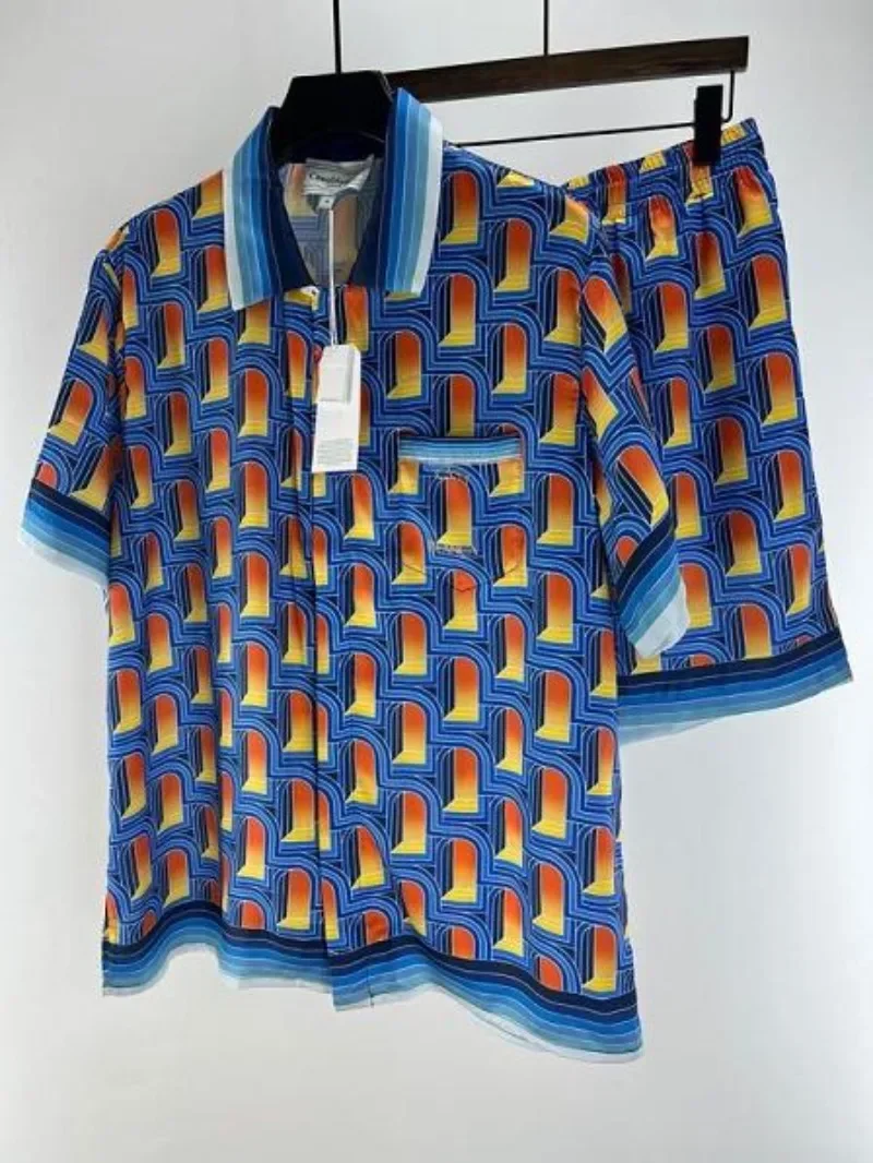 New Style Casablanca Shirts Soft Short Sleeve Causal Loose Shirt for Men Women Kanye West
New Style Casablanca Shirts Soft Short Sleeve Causal Loose Shirt for Men Women Kanye West