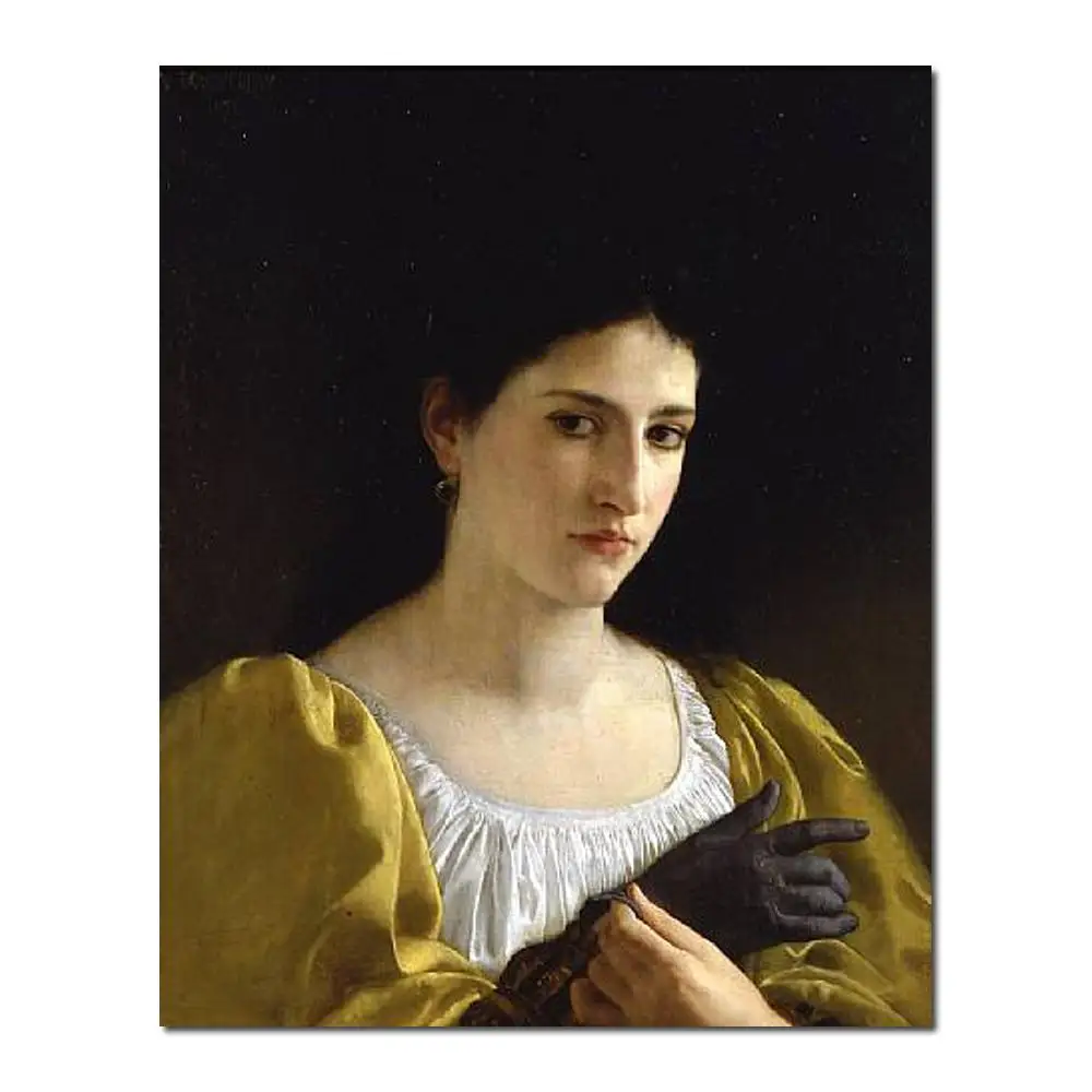 Женская с перчаткой от William Adolphe Bouguereau, Картина на холсте, Высококачественная ручная роспись
Женская с перчаткой от William Adolphe Bouguereau, Картина на холсте, Высококачественная ручная роспись
