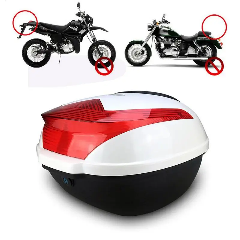 Large Capacity Shock Proof Motorcycle Tail Box With Safety Lock Buckle Vehicle Look Sleek And Modern for Electric Bicycle Trunk
Large Capacity Shock Proof Motorcycle Tail Box With Safety Lock Buckle Vehicle Look Sleek And Modern for Electric Bicycle Trunk