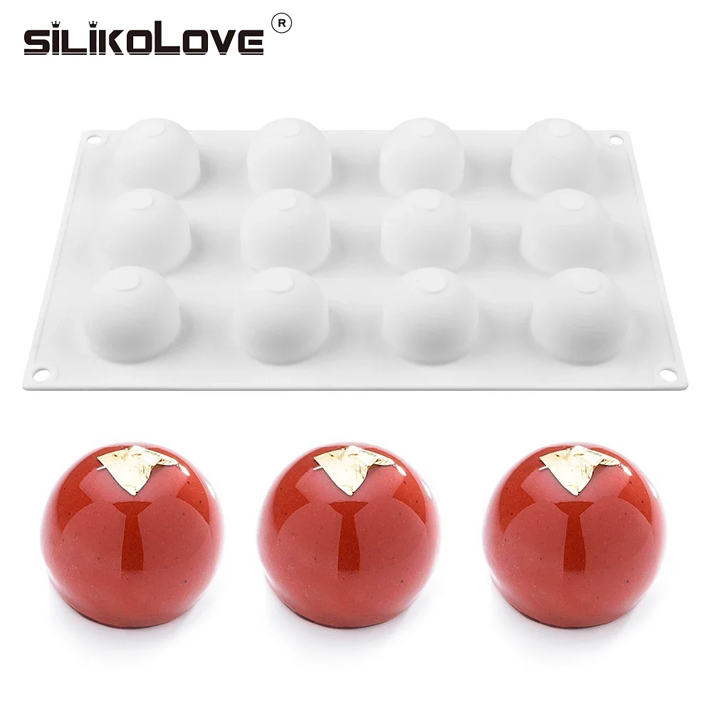 SILIKOLOVE Silicone Cake Mold Baking Accessories Round Ball Mousse Mold Silicone Bakeware Home Kitchen Sugarcraft Dessert Tools
SILIKOLOVE Silicone Cake Mold Baking Accessories Round Ball Mousse Mold Silicone Bakeware Home Kitchen Sugarcraft Dessert Tools