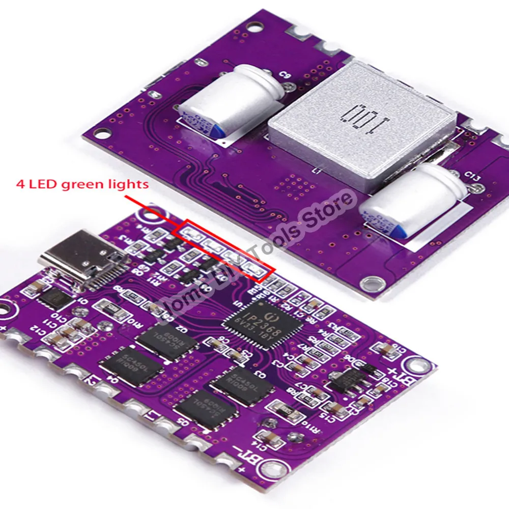IP2368 Двунаправленный модуль быстрой зарядки 100 Вт Интерфейс Buck-Boost Type-c 4S Литиевая батарея Мощная плата для быстрой зарядки
IP2368 Двунаправленный модуль быстрой зарядки 100 Вт Интерфейс Buck-Boost Type-c 4S Литиевая батарея Мощная плата для быстрой зарядки
