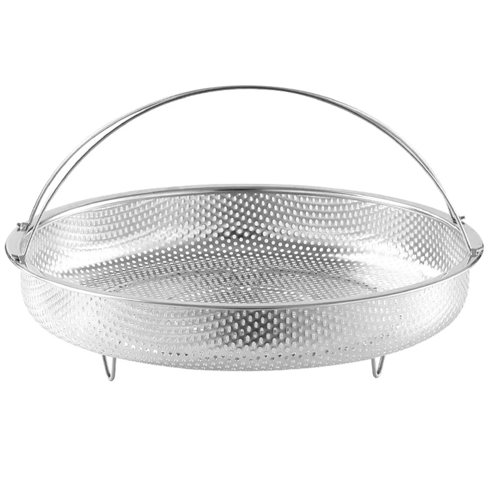 Stainless Steel Steamer Basket Handheld Kitchen Supply Pot Multi-function Steaming Vegetable Rack for Cooking
Stainless Steel Steamer Basket Handheld Kitchen Supply Pot Multi-function Steaming Vegetable Rack for Cooking
