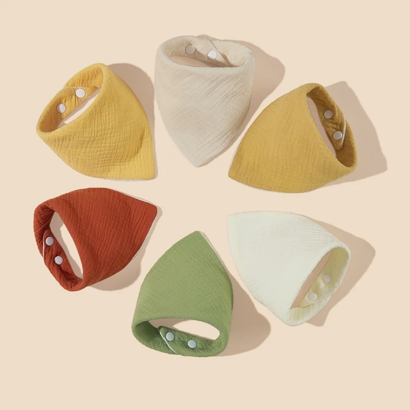 

Practical Baby Towel Newborns Bibs Comfortable Crepe Cloth Comfortable & Long Servive Drooling Towel for Boy Girls Gift