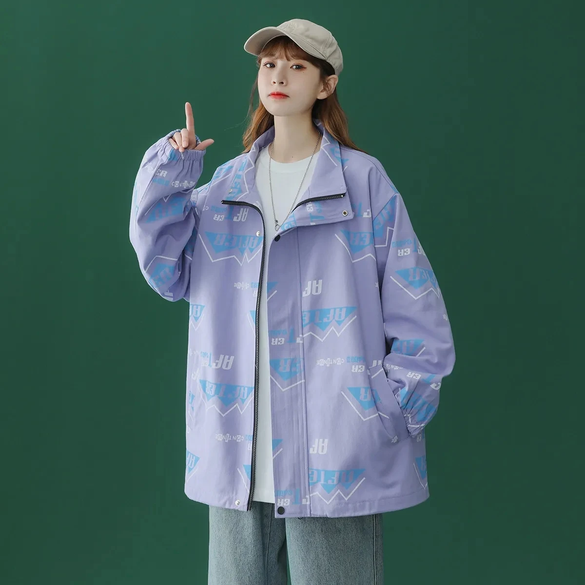 Zipper Jacket Women Baseball Coat Female 2024 Spring New Korean College Style Loose Trench Coat New Fashion Vintage Letter Coats
Zipper Jacket Women Baseball Coat Female 2024 Spring New Korean College Style Loose Trench Coat New Fashion Vintage Letter Coats