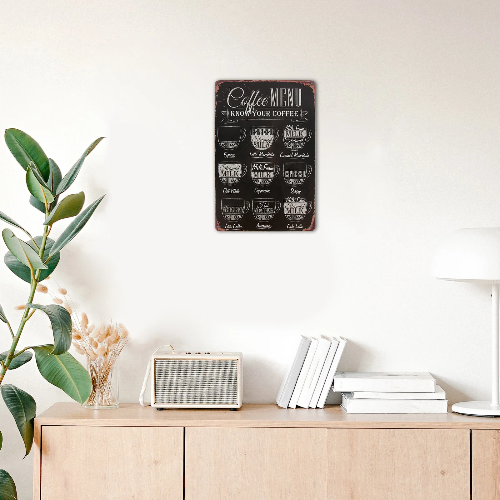 Coffee Menu Poster Vintage Coffee Wall Picture Plaque Metal Hanging Cafe Wall Sign Decorative Wall Poster for Bar Pub
Coffee Menu Poster Vintage Coffee Wall Picture Plaque Metal Hanging Cafe Wall Sign Decorative Wall Poster for Bar Pub