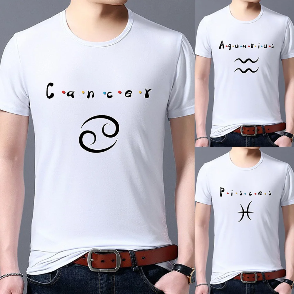 Summer Men's Fashion Casual Breathable Constellation Print Shirt Sports Popular Travel O-neck Tshirt Street Harajuku Youth Shirt
Summer Men's Fashion Casual Breathable Constellation Print Shirt Sports Popular Travel O-neck Tshirt Street Harajuku Youth Shirt