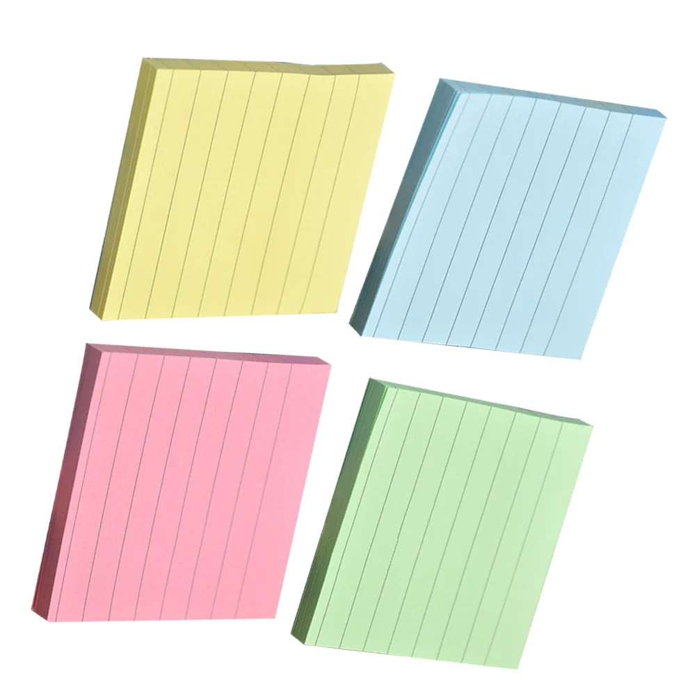 

Self Stick Notepad Striped Sticky Notepads Self-stick Notes Paper Stickers Memo The Notebook