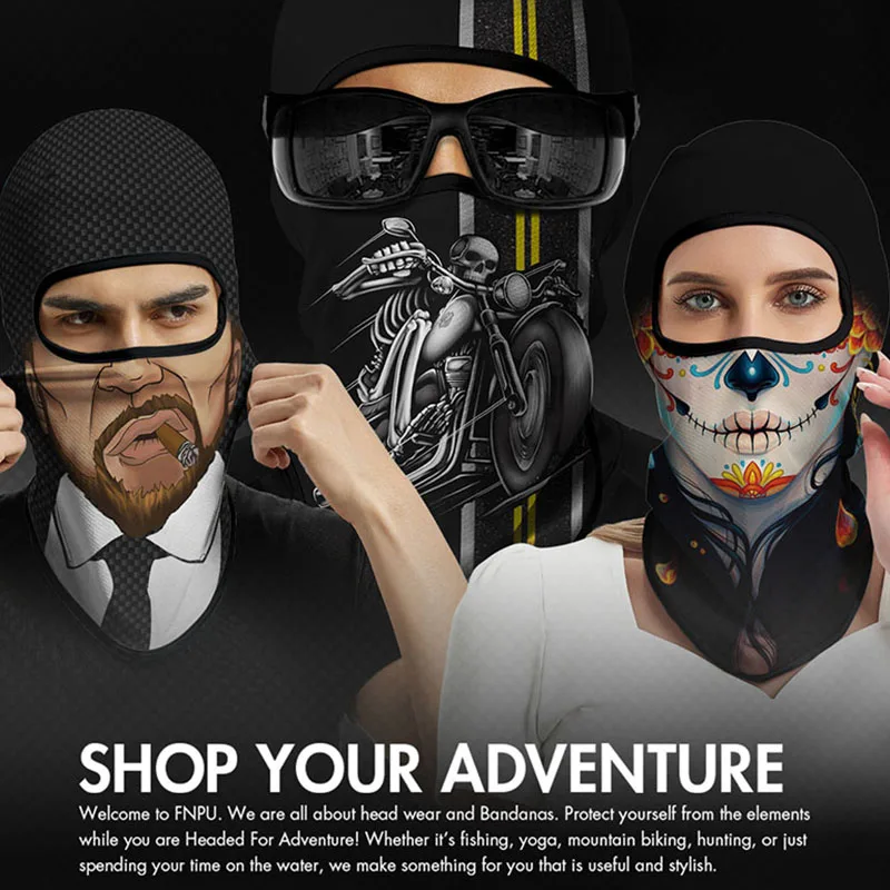 

Забавная 3D маска для мотоцикла, маска для лица, лыжная маска, стиль Джокера, головной убор, для улицы, Походов, Кемпинга, шея, гетры, бандана, шарф, мужской