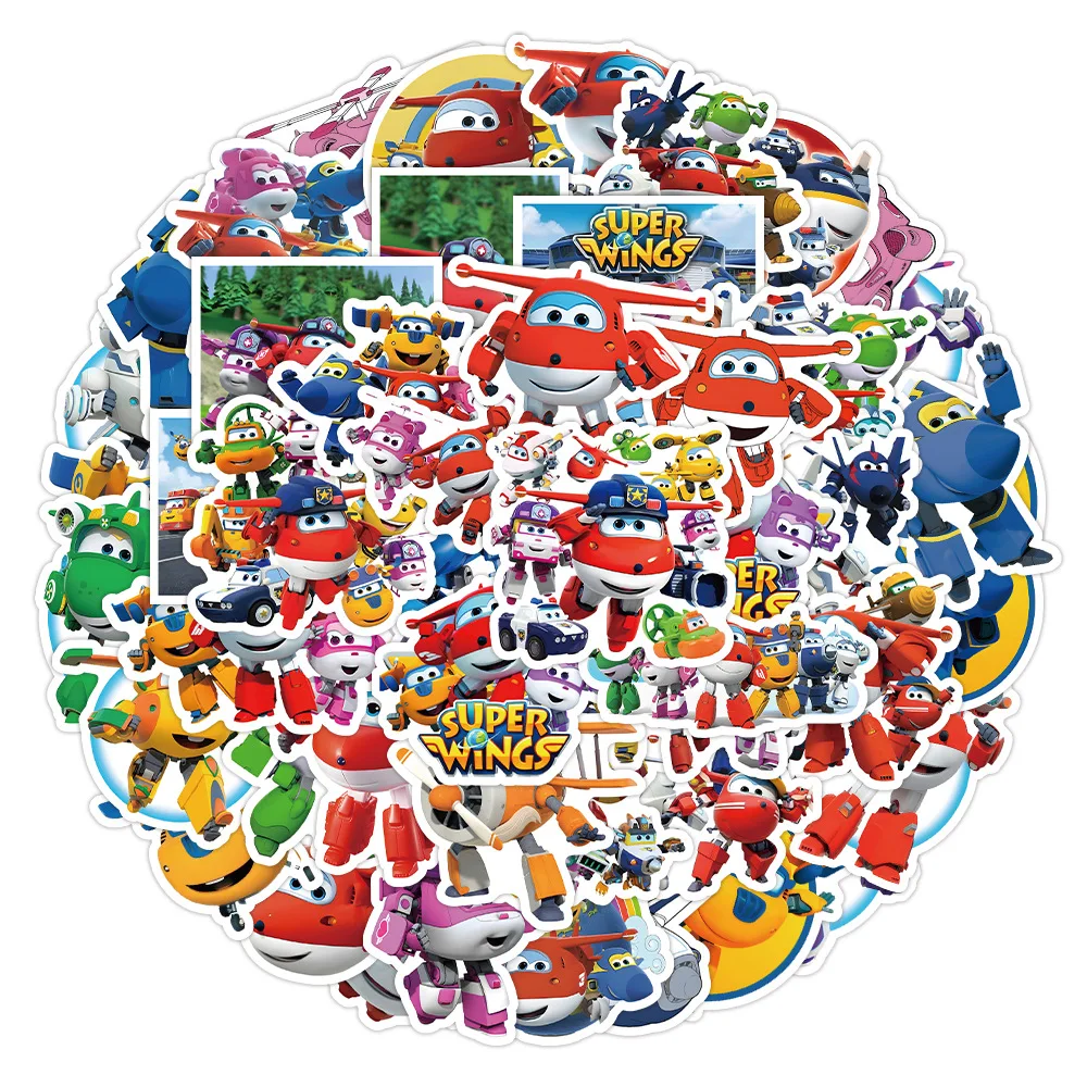 50pcs Cute Cartoon Super Wings Graffiti Desk Phone Case Water Cup Notebook Children's Waterproof Sticker
50pcs Cute Cartoon Super Wings Graffiti Desk Phone Case Water Cup Notebook Children's Waterproof Sticker
