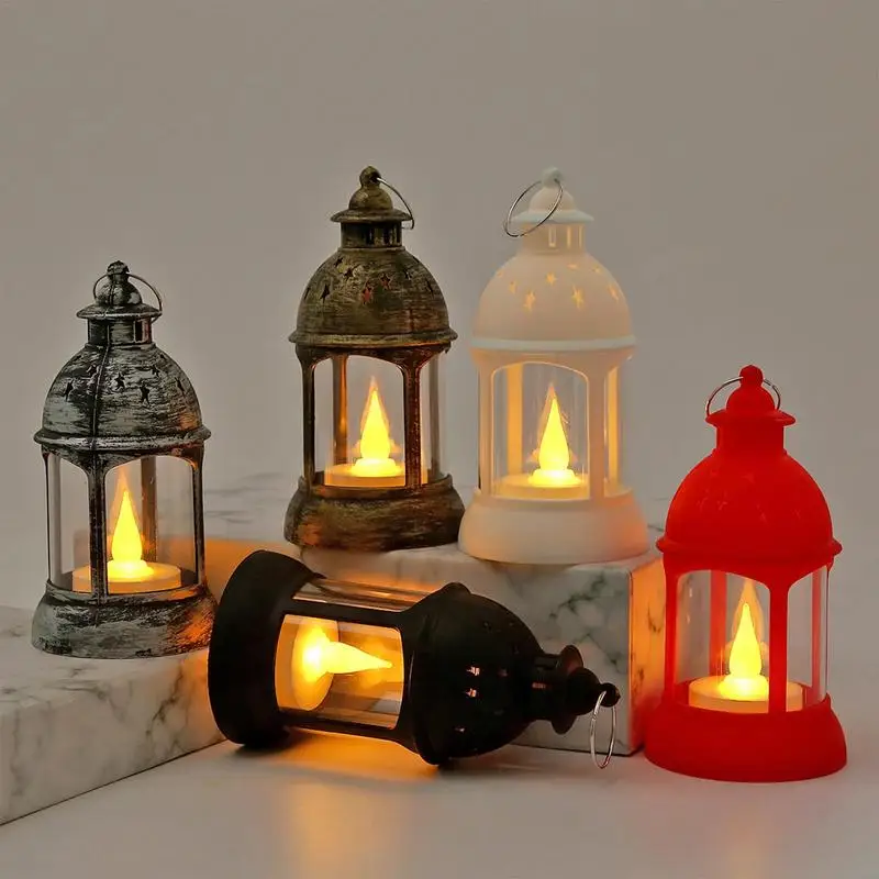 Vintage Lanterns Simulation Flickering Flame Vintage European LED Lantern Table Centerpiece Battery Powered Lantern Decorative
Vintage Lanterns Simulation Flickering Flame Vintage European LED Lantern Table Centerpiece Battery Powered Lantern Decorative