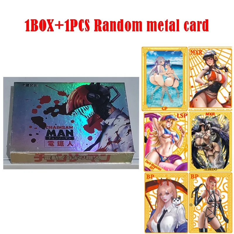 2023 New Chainsaw Man Collection Card Pack Goddess Story Sexy Girl Booster box Gift Table Toys For Family Christmas Gift
2023 New Chainsaw Man Collection Card Pack Goddess Story Sexy Girl Booster box Gift Table Toys For Family Christmas Gift