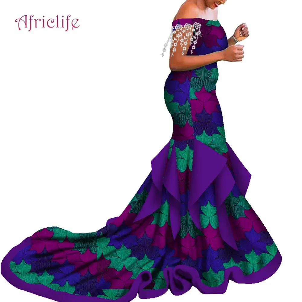 Wedding Party Floor Length Elegant Lady Clothing Up to 30% Off Off Shoulder Female Dress New Trend African Clothing WY5057
Wedding Party Floor Length Elegant Lady Clothing Up to 30% Off Off Shoulder Female Dress New Trend African Clothing WY5057