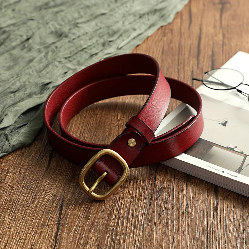 2024 New Top 3.0 Wide Japanese Copper Buckle Casual Pure Cowhide Women's Handmade Belt
2024 New Top 3.0 Wide Japanese Copper Buckle Casual Pure Cowhide Women's Handmade Belt