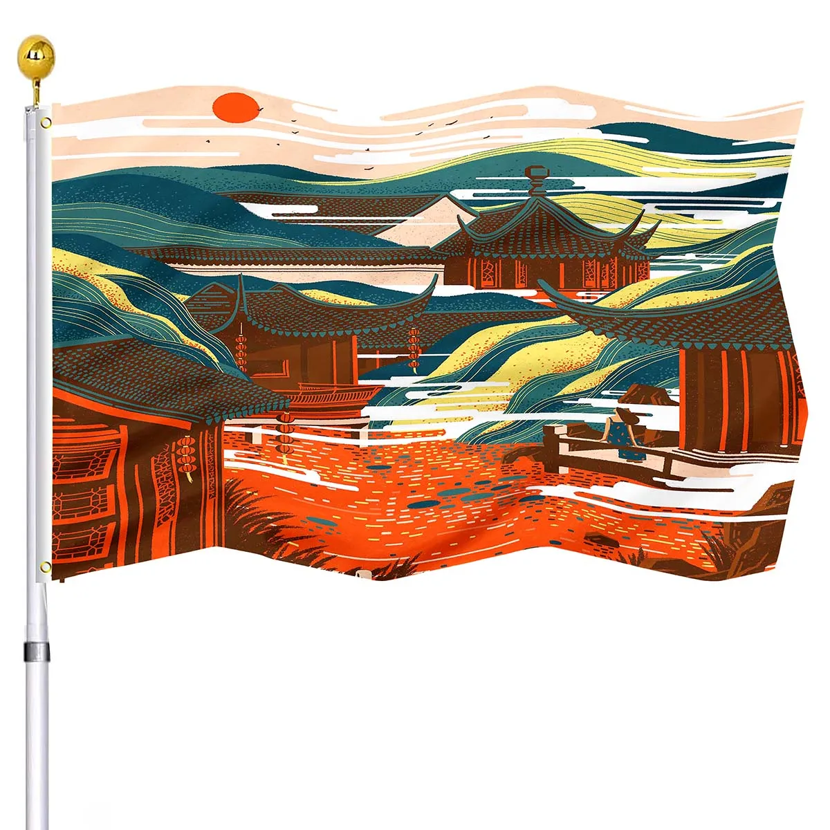 Garden Flag Ink plum blossom China Painting Flags Indoor and Outdoor Yard House Flag Double Stitched Banners with Brass Grommets
Garden Flag Ink plum blossom China Painting Flags Indoor and Outdoor Yard House Flag Double Stitched Banners with Brass Grommets