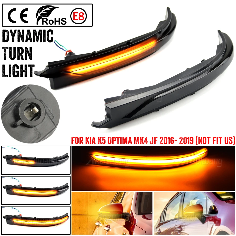 Rearview Mirror Sequential Flashing Lamp LED Dynamic Turn Signal Light For Kia K5 Optima MK4 JF Blinker Indicator 2016-2020
Rearview Mirror Sequential Flashing Lamp LED Dynamic Turn Signal Light For Kia K5 Optima MK4 JF Blinker Indicator 2016-2020