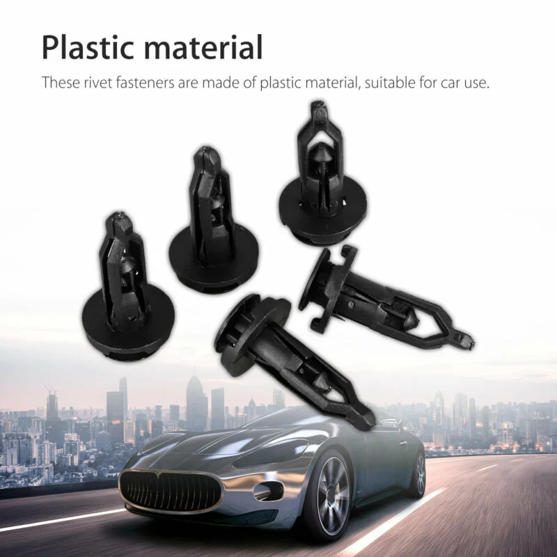 100pcs Fender Bumper Retainer Clips 9mm For Toyota 52161-02020 Plastic Durable High Quality Exterior Car & Truck Parts
100pcs Fender Bumper Retainer Clips 9mm For Toyota 52161-02020 Plastic Durable High Quality Exterior Car & Truck Parts