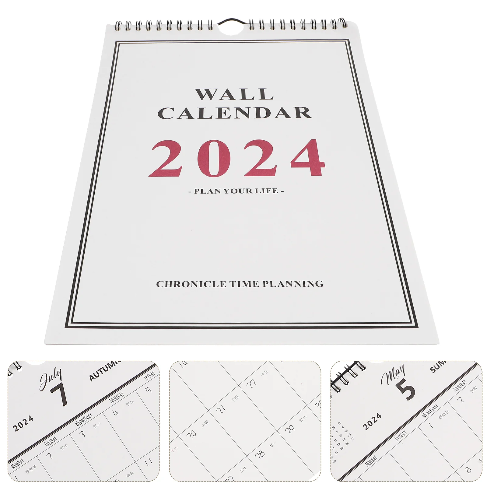 Spiral Binding Calendar 2024 Monthly Calendar Wall Calendar Appointment Hanging Calendar for Home Office School Planners
Spiral Binding Calendar 2024 Monthly Calendar Wall Calendar Appointment Hanging Calendar for Home Office School Planners