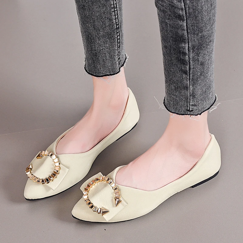 Ladies Shoes on Sale 2023 New Basic Women's Flats Summer Light Loafers Pointed Toe Shallow Shoes Women Casual Flat Shoes
Ladies Shoes on Sale 2023 New Basic Women's Flats Summer Light Loafers Pointed Toe Shallow Shoes Women Casual Flat Shoes
