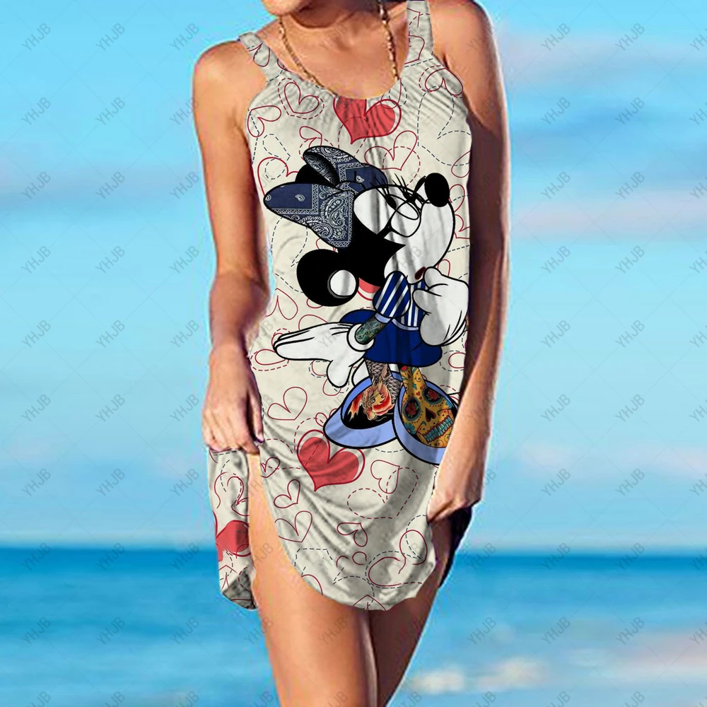 Disney Minnie Cutenew Summer Sweet O Neck Sling Mini Dress Women 2022 Elegant Casual Streetwear Sexy Sling A-Line Women's Dress
Disney Minnie Cutenew Summer Sweet O Neck Sling Mini Dress Women 2022 Elegant Casual Streetwear Sexy Sling A-Line Women's Dress