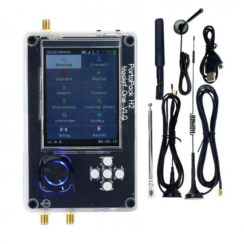 Приемник Portapack H2 MAX2839 0.5Ppm TCXO, аналоговый GPS 3,2 дюймовый ЖК-дисплей для Hackrf One SDR, прочный
Приемник Portapack H2 MAX2839 0.5Ppm TCXO, аналоговый GPS 3,2 дюймовый ЖК-дисплей для Hackrf One SDR, прочный