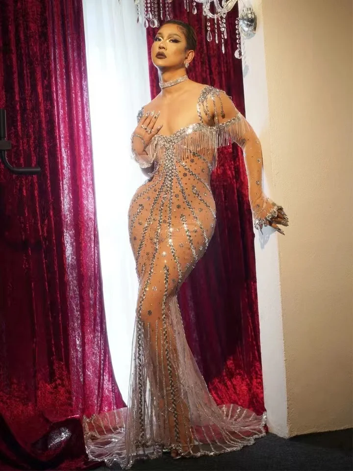 Festival Outfit Evening Dresses rhinestone birthday Party dresses Sequins Drag Queen long luxury celebrity Costume bling dresses
Festival Outfit Evening Dresses rhinestone birthday Party dresses Sequins Drag Queen long luxury celebrity Costume bling dresses