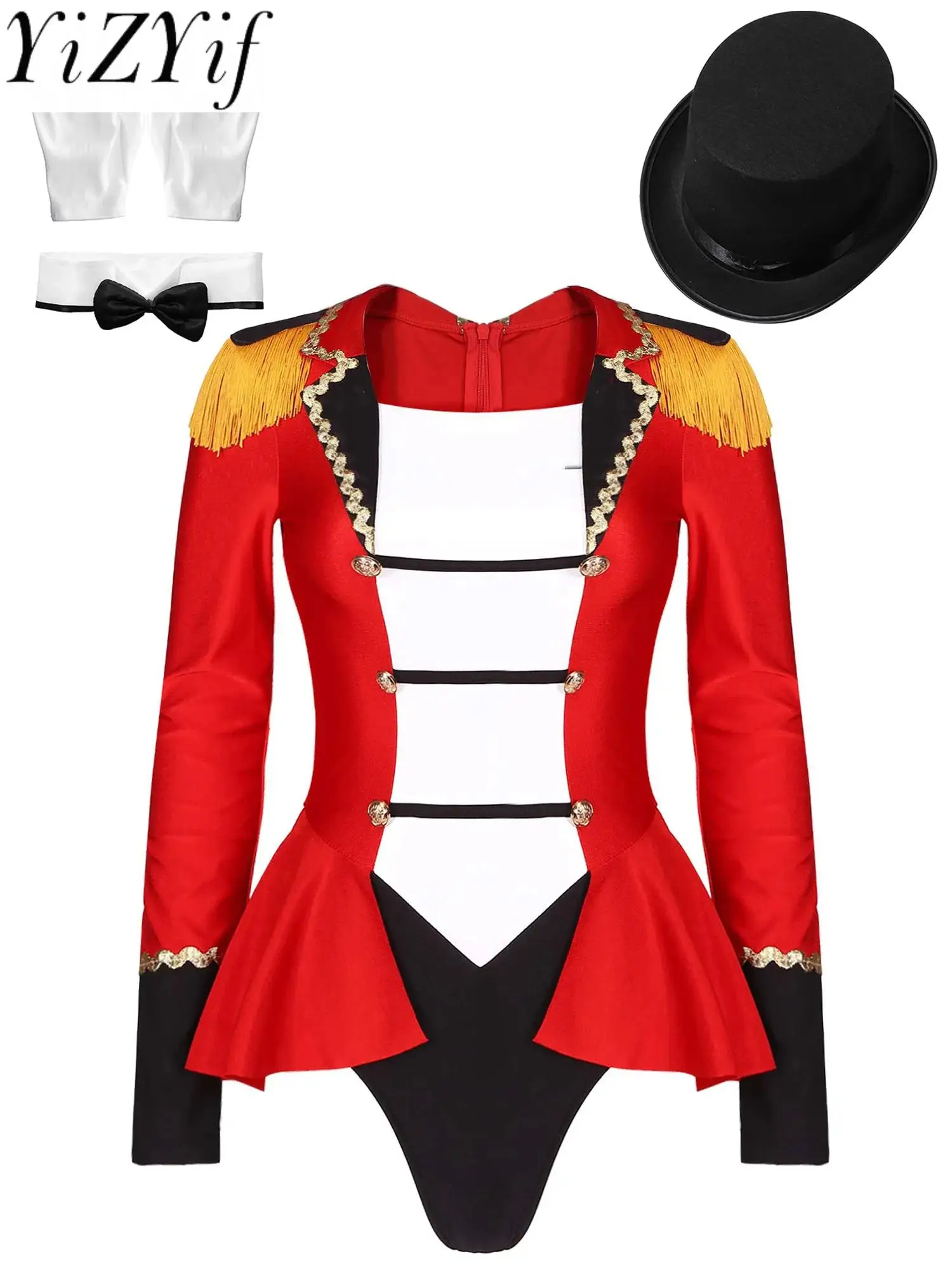 

Женский костюм цирковой маскарадной тематики, маскарадный костюм для косплея на Хэллоуин, маскарадный костюм ТАМПЕРА с Львом, нарядное платье с бахромой на плечах, боди