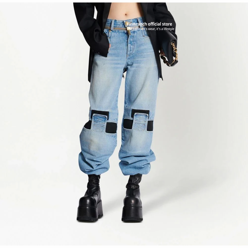 Firmranch 2023 Metal Zipper Dismountable Cargo Jeans For Women Men Baggy Denim Pants Y2K Blue Wide Trousers Free Shipping
Firmranch 2023 Metal Zipper Dismountable Cargo Jeans For Women Men Baggy Denim Pants Y2K Blue Wide Trousers Free Shipping