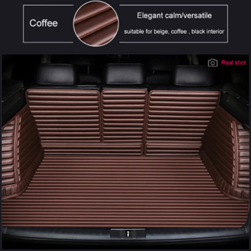 

Customized Leather Full Coverage Car Trunk Mat 100％ For DS All Models DS-5 DS-6 DS-5LS DS-4S Car Styling Auto Accessories
