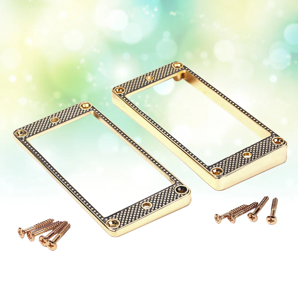 2pcs Metal Guitar Accessories Pickup Humbucker Flat Base Mounting Ring Frame Musical Instrument Accessory GB301 Golden
2pcs Metal Guitar Accessories Pickup Humbucker Flat Base Mounting Ring Frame Musical Instrument Accessory GB301 Golden