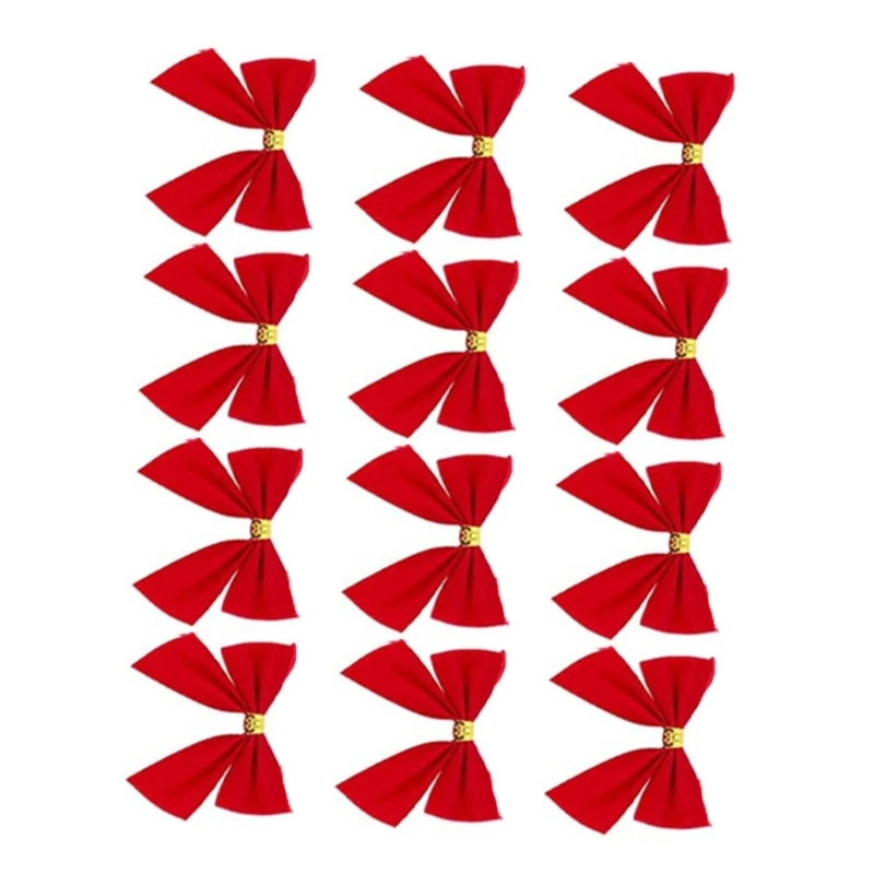 12pcs Christmas Bowknot Ornaments Festive Home Decor Set for New Year Festival Party Decorations Bowknots Bauble
12pcs Christmas Bowknot Ornaments Festive Home Decor Set for New Year Festival Party Decorations Bowknots Bauble