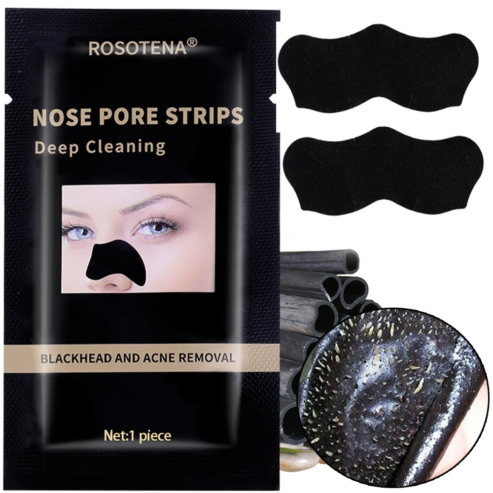 

Unisex Nose Blackhead Remover Strip Deep Cleansing Shrink Pore Acne Treatment Mask Black Dots Pore Strips Face Skin Care Tools