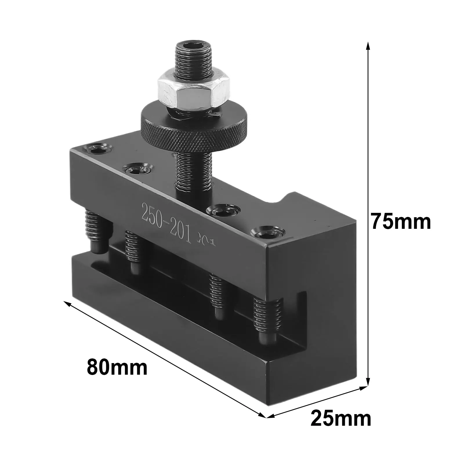 BXA 1 Quick Change Turning & Facing Tool Post Holder 250201 Compact Dimensions Suitable for 1/4 5/8 Blade Range
BXA 1 Quick Change Turning & Facing Tool Post Holder 250201 Compact Dimensions Suitable for 1/4 5/8 Blade Range
