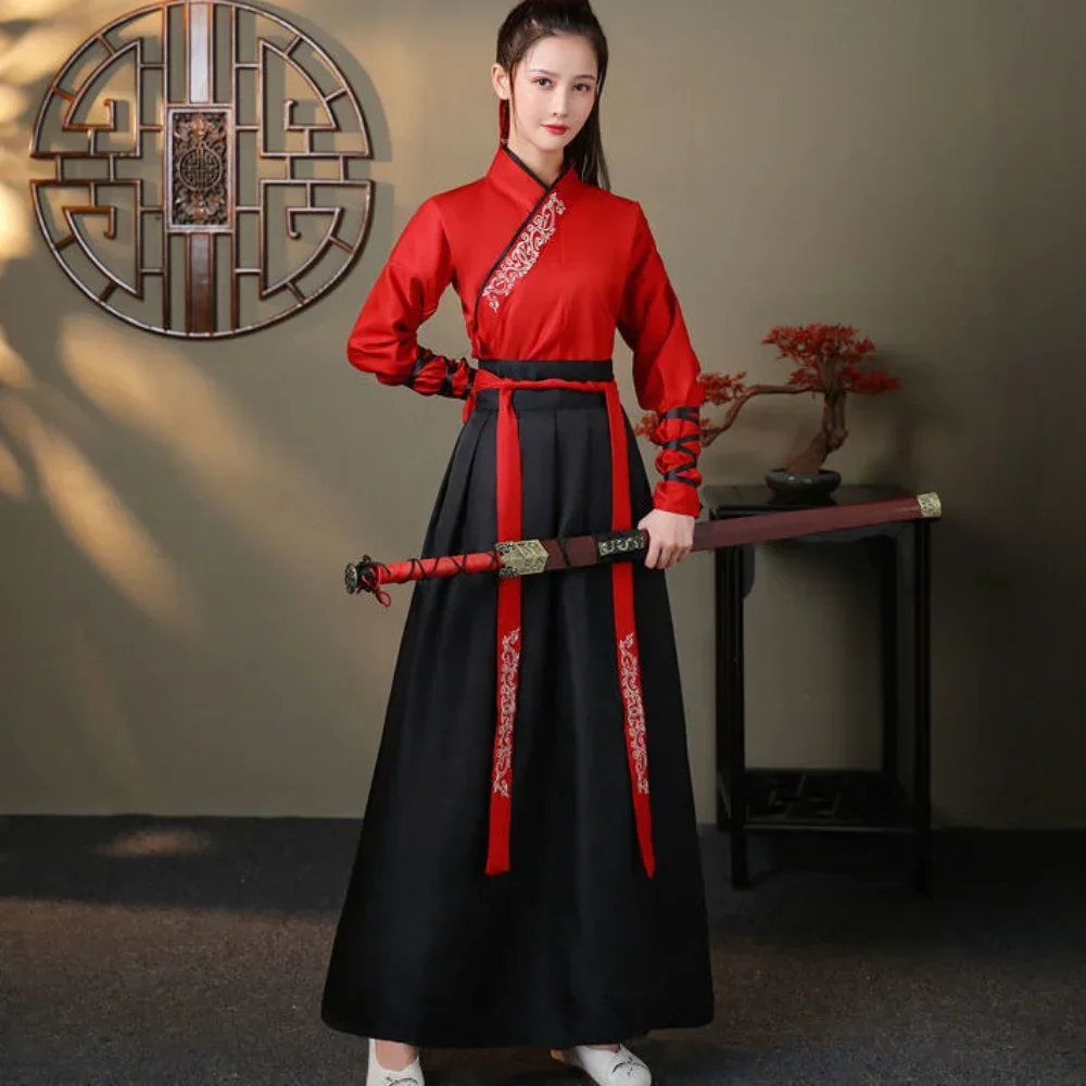 Chinese Hanfu Dress Women Clothing Vintage Ethnic Style Fashion Clothes Elegant Streetwear Casual Chinese Traditional Dress
Chinese Hanfu Dress Women Clothing Vintage Ethnic Style Fashion Clothes Elegant Streetwear Casual Chinese Traditional Dress