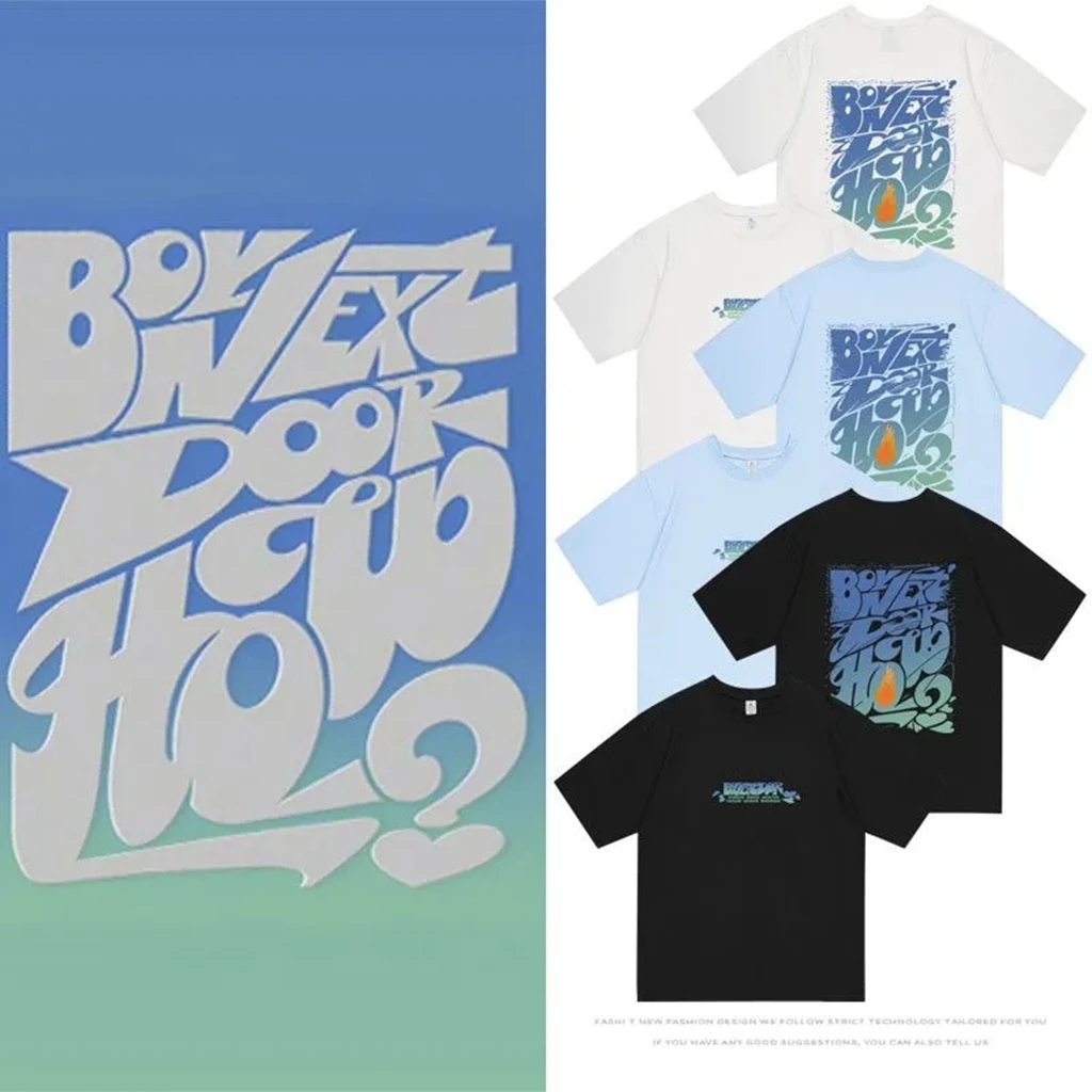 2024Kpop Same Style BOYNEXTDOOR Album HOW Man Women Cotton T-shirt Round Neck Short Sleeve Casual Unisex Streetwear Tee Top
2024Kpop Same Style BOYNEXTDOOR Album HOW Man Women Cotton T-shirt Round Neck Short Sleeve Casual Unisex Streetwear Tee Top