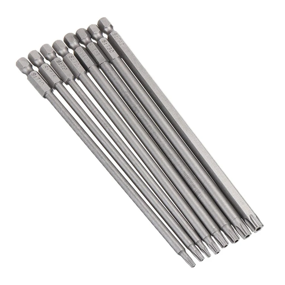 Drill Bits Screwdriver Bits Wear-resisting Magnetic Super Hard Torx Screwdriver Bit 1/4 Inch Hex Shank Durable
Drill Bits Screwdriver Bits Wear-resisting Magnetic Super Hard Torx Screwdriver Bit 1/4 Inch Hex Shank Durable