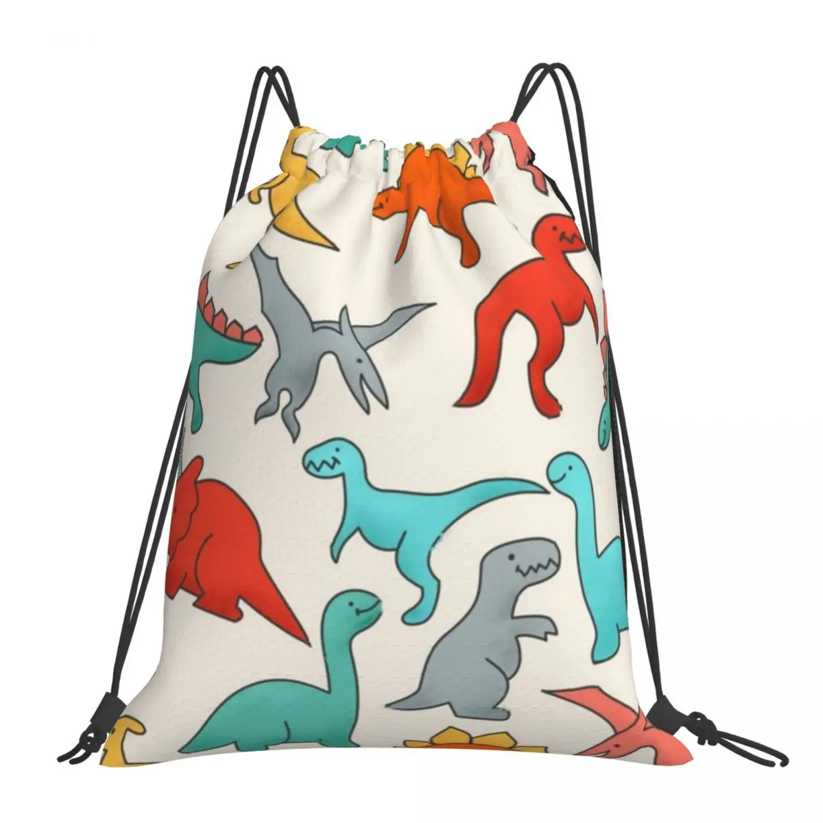Рюкзаки с рисунком динозавра, Модные Портативные Сумки на шнурке, Сумка с карманами для мелочей, сумки для книг для мужчин и женщин 
Рюкзаки с рисунком динозавра, Модные Портативные Сумки на шнурке, Сумка с карманами для мелочей, сумки для книг для мужчин и женщин