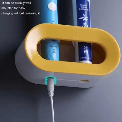 Electric Toothbrush Holder Wall Mounted Bathroom Adhesive Tooth Brush Stand Rack Space Saving Toothpaste Storage Box
Electric Toothbrush Holder Wall Mounted Bathroom Adhesive Tooth Brush Stand Rack Space Saving Toothpaste Storage Box