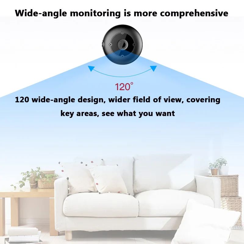 Full HD 1080P Mini Camera Wireless WiFi Night Vision Mobile Detection Camcorder Smart Home Security Surveillance Small Recorder
Full HD 1080P Mini Camera Wireless WiFi Night Vision Mobile Detection Camcorder Smart Home Security Surveillance Small Recorder
