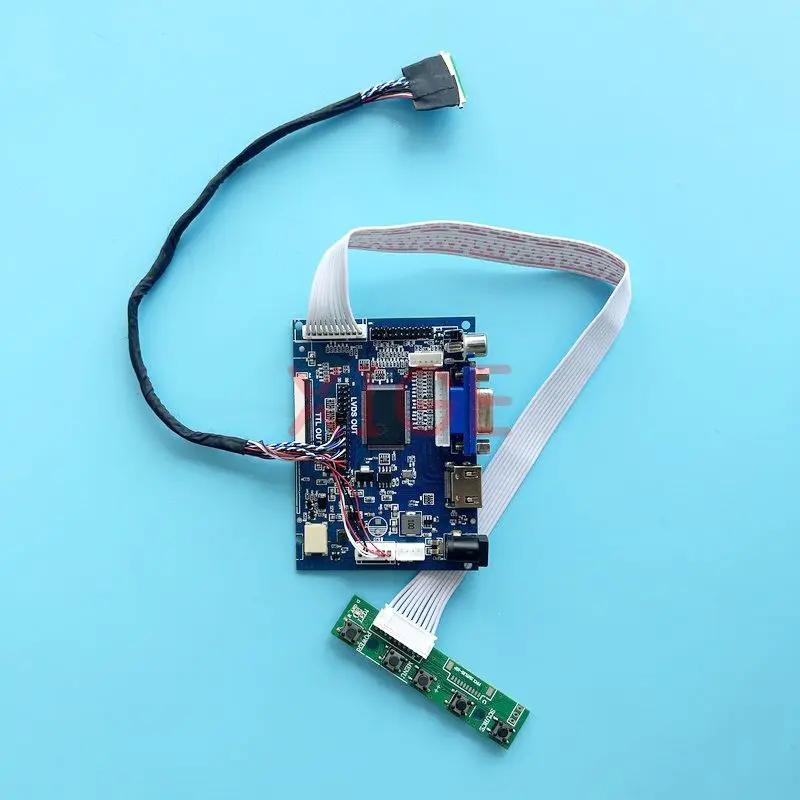 Плата контроллера LTN156AT29 LTN156AT30, плата VGA 2AV, совместимая с HDMI, комплект для сборки «сделай сам», 1366*768 15,6 "LVDS, 40-контактный ЖК-экран
Плата контроллера LTN156AT29 LTN156AT30, плата VGA 2AV, совместимая с HDMI, комплект для сборки «сделай сам», 1366*768 15,6 "LVDS, 40-контактный ЖК-экран